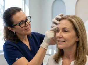 dr-kyrenia-kysa-cosmetic-aesthetic-clinic-facial-plastic-surgeon-brow-lift-examination