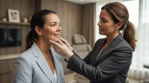 kysa-cosmetic-aesthetic-clinic-physician-demonstrating-jawline