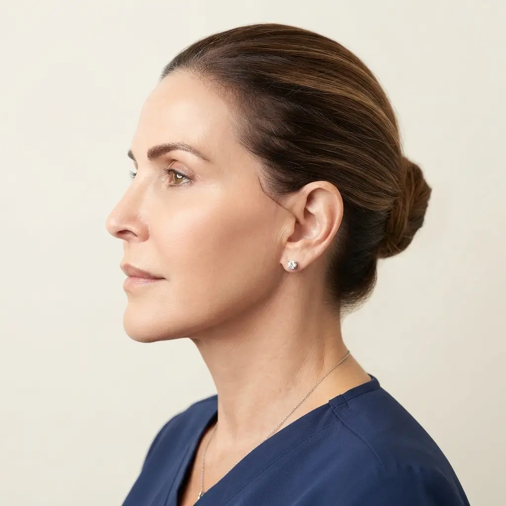 woman's face neck facelift kysa cosmetic aesthetic treatment