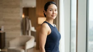kysa-cosmetic-aesthetic-clinic-asian-woman-standing-near-sunlit-window