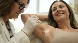 kysa-cosmetic-aesthetic-clinic-surgeon-examining-patient-arm