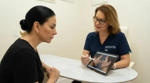 kysa-cosmetic-aesthetic-clinic-surgeon-explaining-ear-reshaping-coral-cape