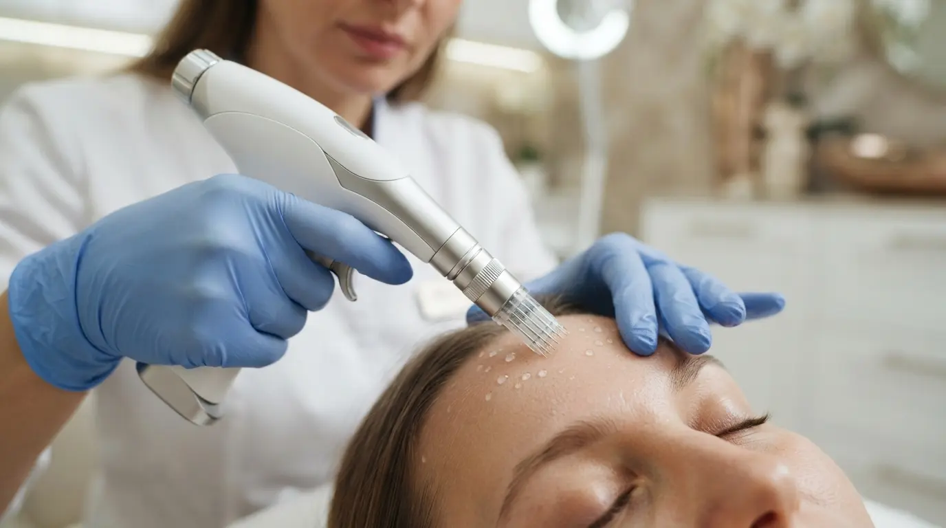 Non-surgical facial skin treatment for skin texture and hydration at KYSA Cosmetic Clinic