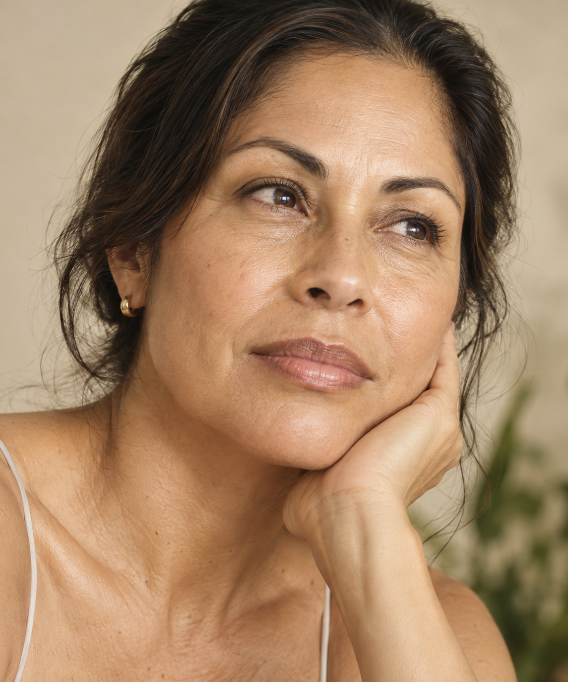Illustrative portrait of natural facial skin texture for PDRN Facial Mesotherapy in Cape Coral, FL at KYSA Cosmetic Clinic